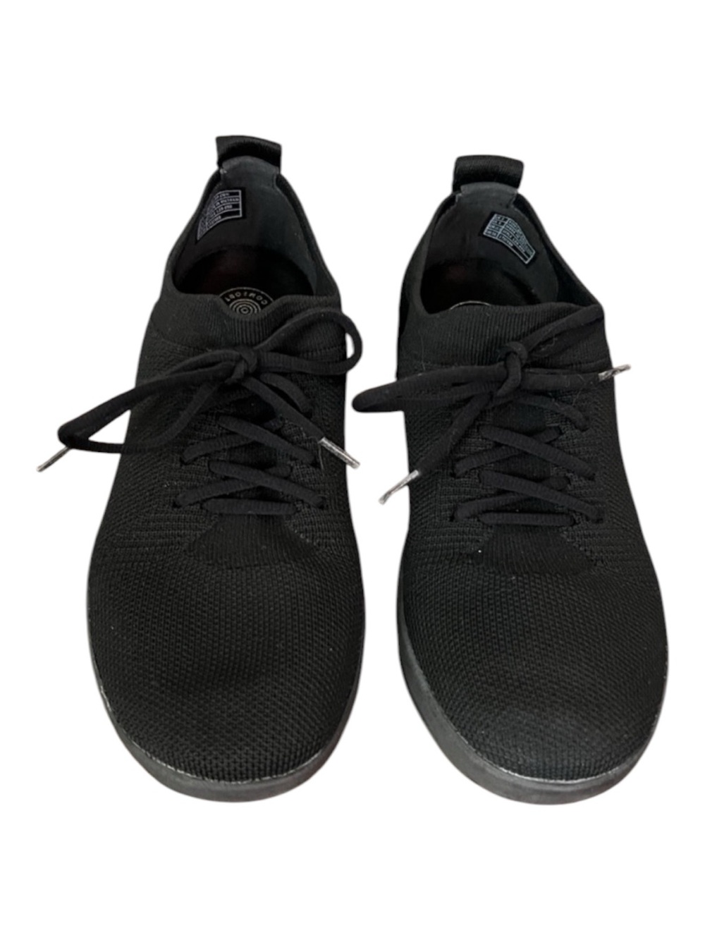 Fitflop Orthopedic Recovery Black Knit Lace-Up Sneakers Size 5